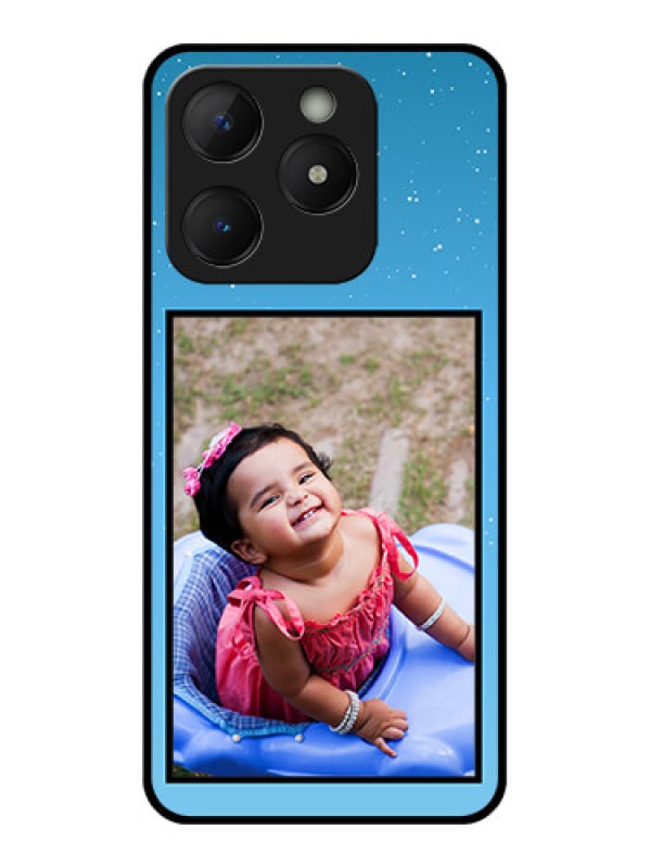 Custom Realme Narzo N63 Custom Metal Phone Case - Wave Pattern Colorful Design