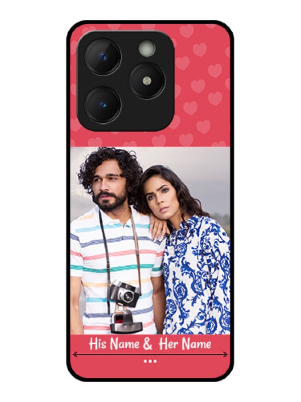 Custom Realme Narzo N63 Custom Metal Phone Case - Simple Love Design