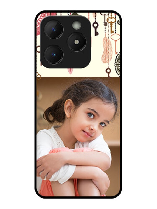 Custom Realme Narzo N63 Custom Metal Phone Case - Boho Style Design