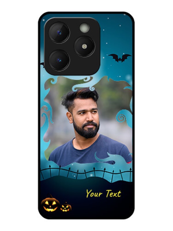 Custom Realme Narzo N63 Custom Metal Phone Case - Halloween Frame Design
