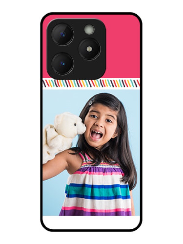 Custom Realme Narzo N63 Custom Metal Phone Case - Line Art Design