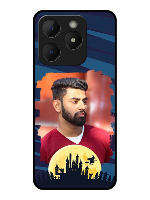 Custom Realme Narzo N63 Custom Metal Phone Case - Halloween Witch Design