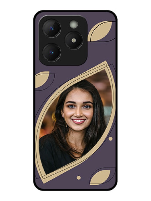 Custom Realme Narzo N63 Custom Metal Phone Case - Falling Leaf Design