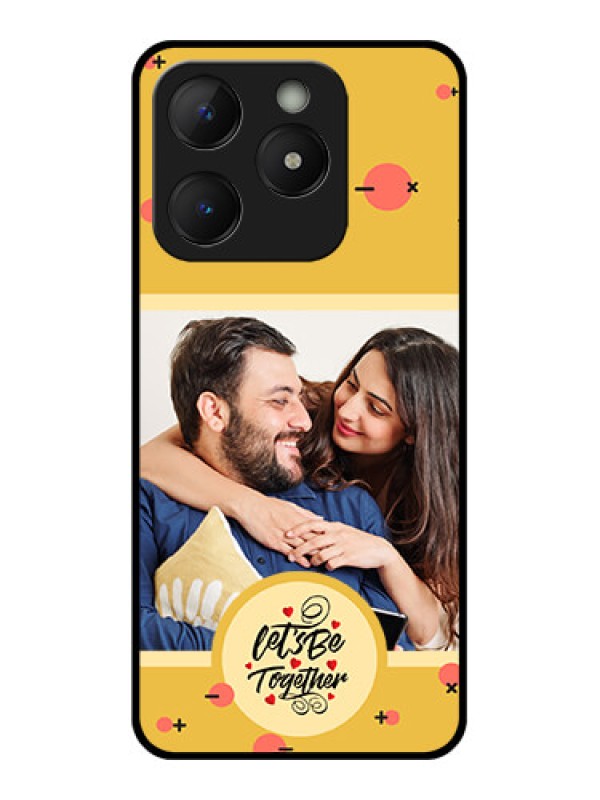 Custom Realme Narzo N63 Custom Metal Phone Case - Lets Be Together Design