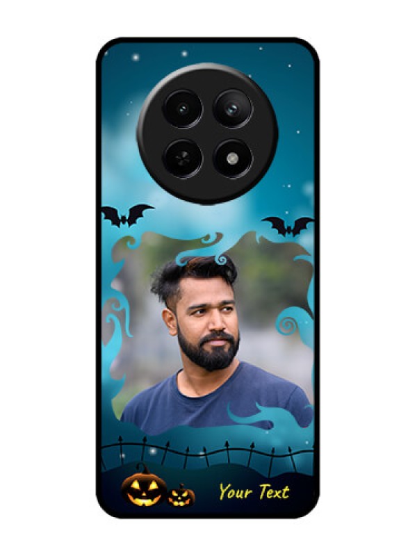 Custom narzo N65 5G Custom Metal Phone Case - Halloween Frame Design