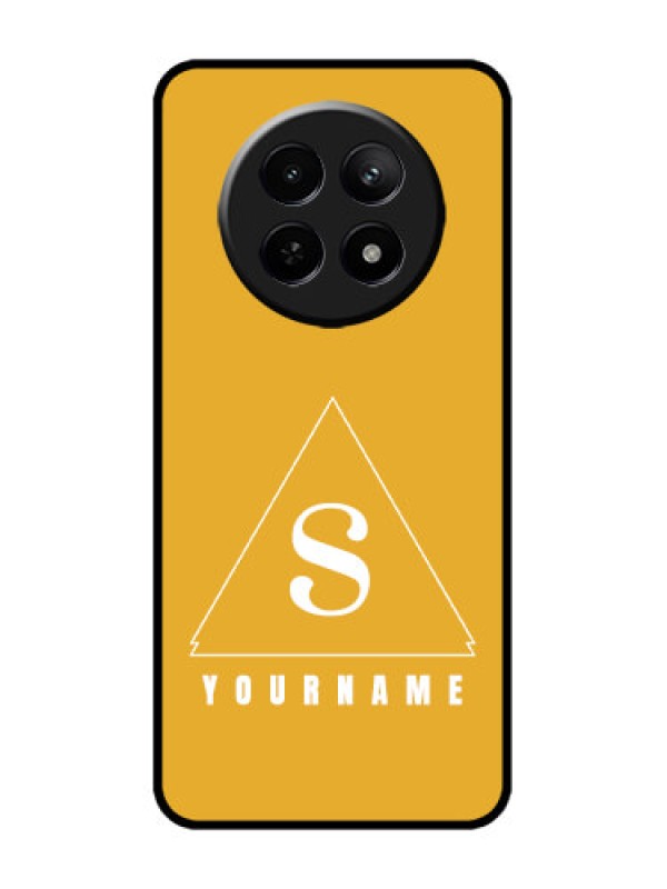 Custom narzo N65 5G Custom Metal Phone Case - Simple Triangle Design