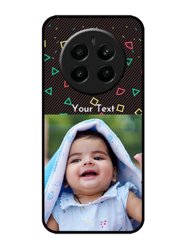 Custom Realme P1 5G Custom Metal Phone Case - With Confetti Birthday Design