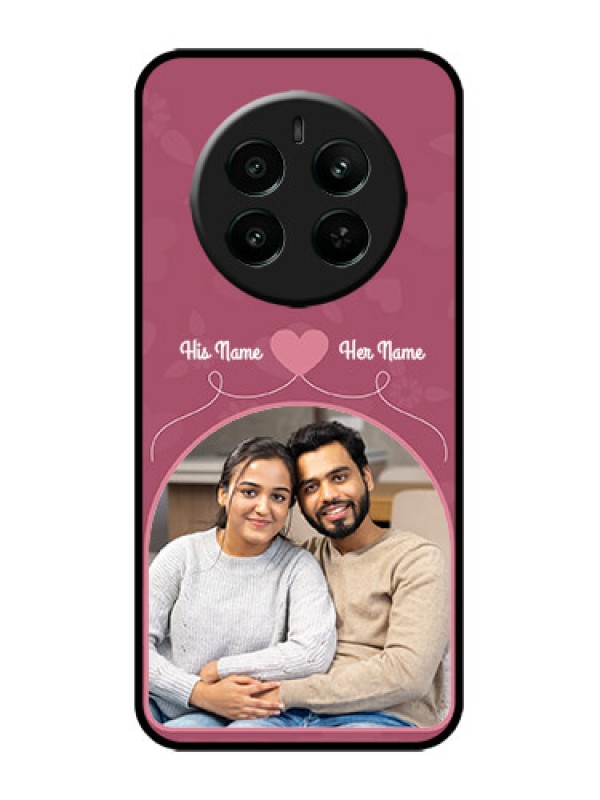 Custom Realme P1 5G Custom Metal Phone Case - Love Floral Design