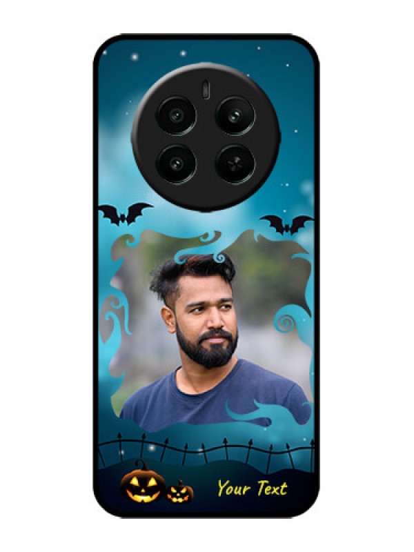 Custom Realme P1 5G Custom Metal Phone Case - Halloween Frame Design