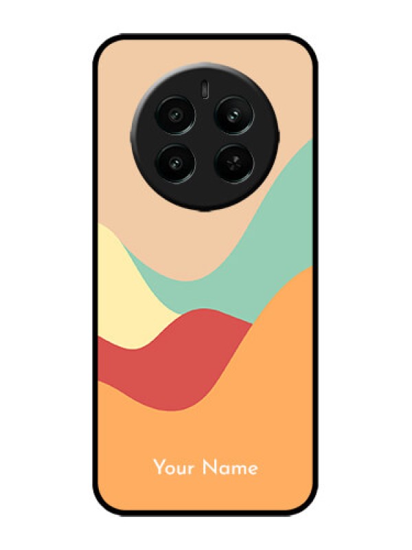 Custom Realme P1 5G Custom Metal Phone Case - Ocean Waves Multi - Colour Design