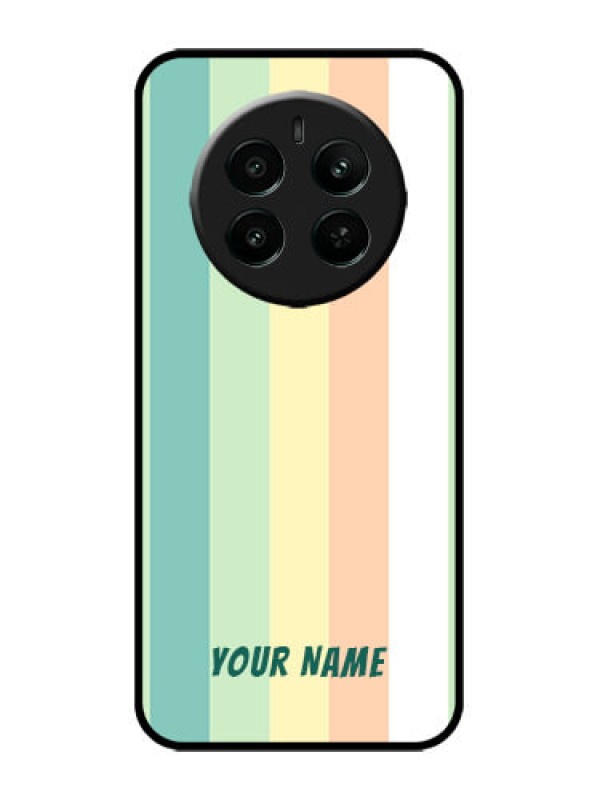 Custom Realme P1 5G Custom Metal Phone Case - Multi - Colour Stripes Design