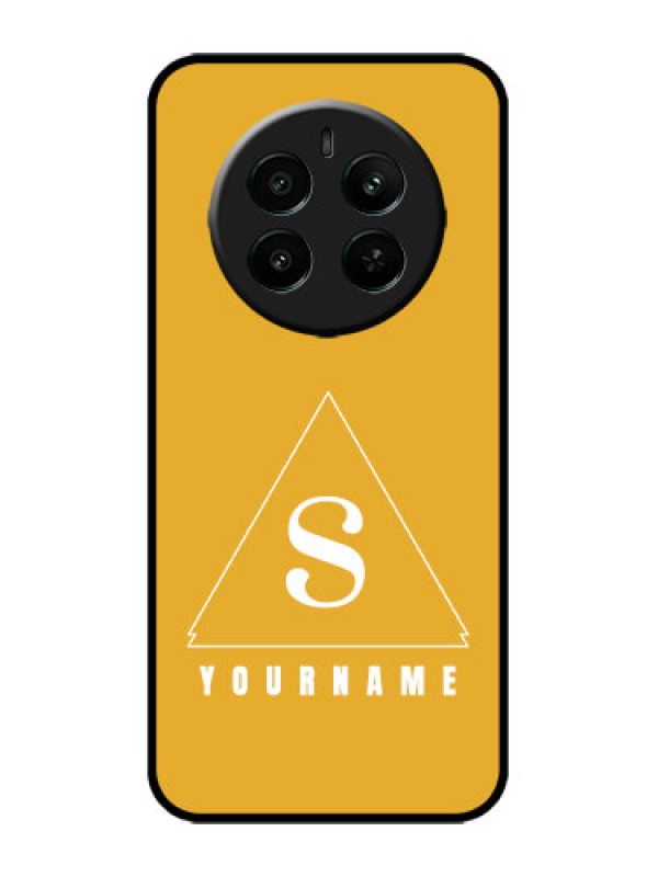 Custom Realme P1 5G Custom Metal Phone Case - Simple Triangle Design