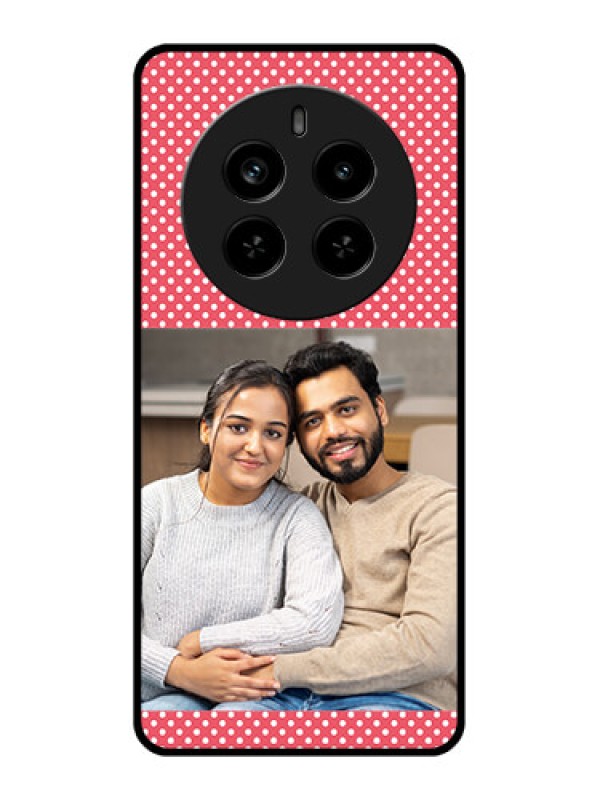 Custom Realme P1 Pro 5G Custom Metal Phone Case - White Dotted Design