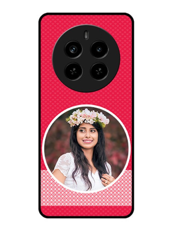 Custom Realme P1 Pro 5G Custom Metal Phone Case - Pink Color Pattern Design