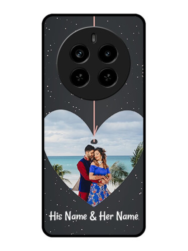 Custom Realme P1 Pro 5G Custom Metal Phone Case - Hanging Heart Design