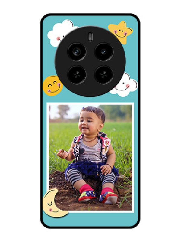 Custom Realme P1 Pro 5G Custom Metal Phone Case - Smiley Kids Stars Design