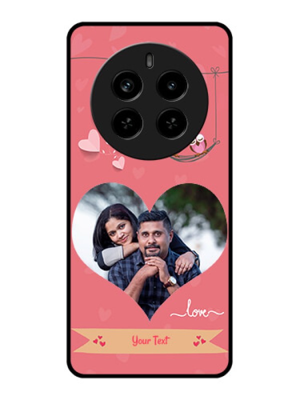 Custom Realme P1 Pro 5G Custom Metal Phone Case - Peach Color Love Design