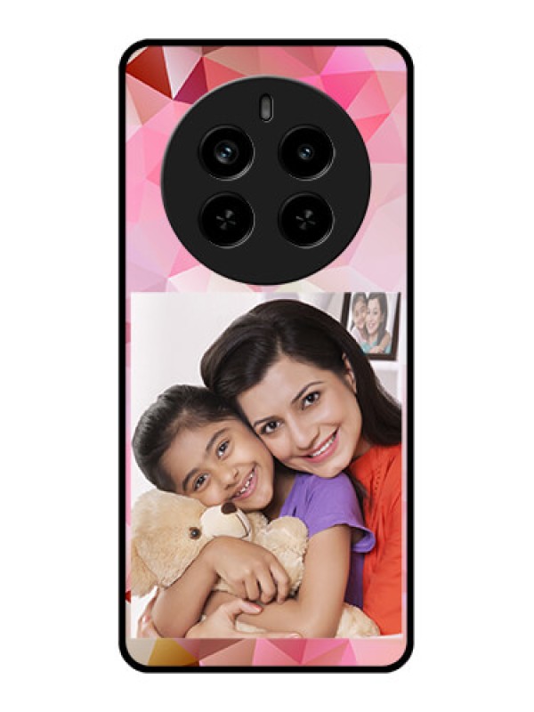 Custom Realme P1 Pro 5G Custom Metal Phone Case - Abstract Triangle Design