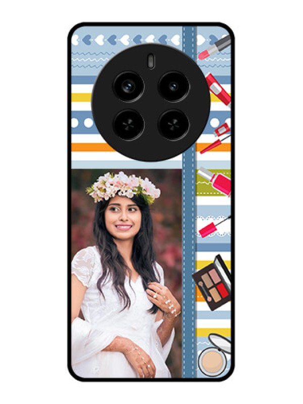Custom Realme P1 Pro 5G Custom Metal Phone Case - Makeup Icons Design