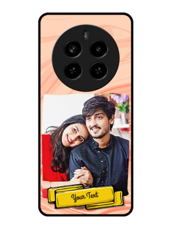 Custom Realme P1 Pro 5G Custom Metal Phone Case - Marble Texture Design