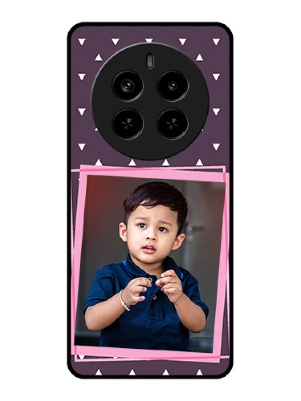 Custom Realme P1 Pro 5G Custom Metal Phone Case - Triangle Pattern Dotted Design