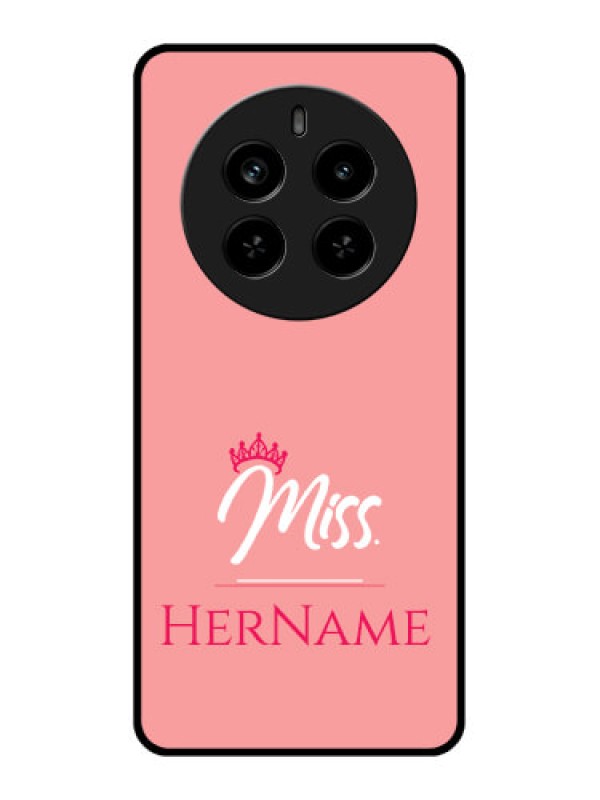 Custom Realme P1 Pro 5G Custom Metal Phone Case - Mrs With Name Design