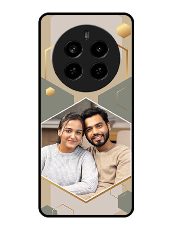 Custom Realme P1 Pro 5G Custom Metal Phone Case - Stylish Hexagon Pattern Design