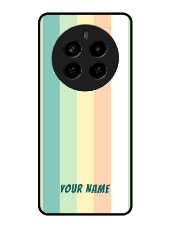 Custom Realme P1 Pro 5G Custom Metal Phone Case - Multi - Colour Stripes Design