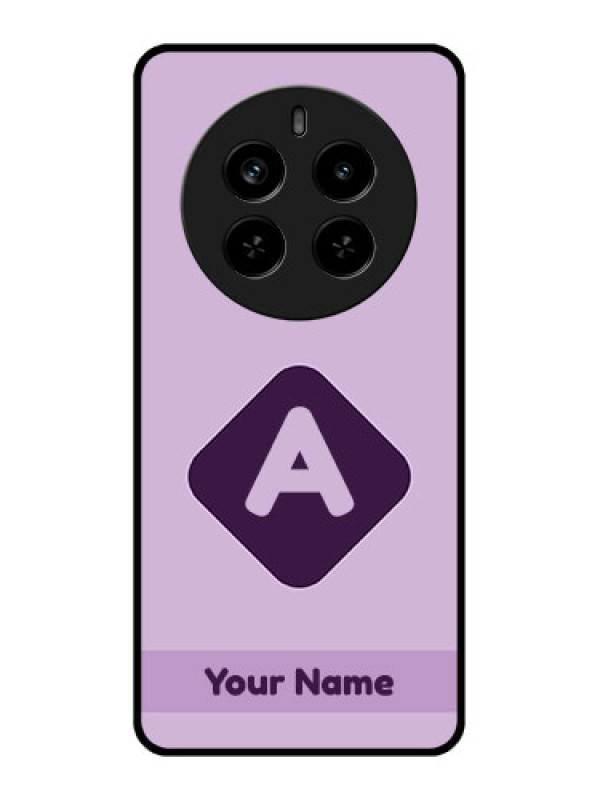 Custom Realme P1 Pro 5G Custom Metal Phone Case - Custom Letter In Curved Badge Design