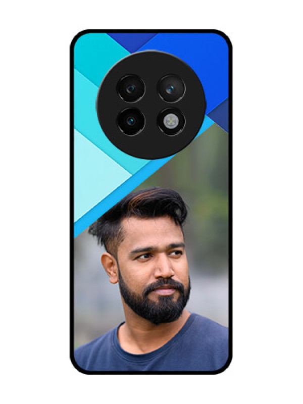 Custom Realme P1 Speed 5G Custom Metal Phone CaseBlue Pattern Design