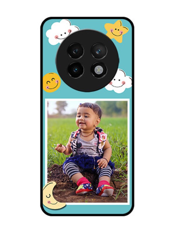 Custom Realme P1 Speed 5G Custom Metal Phone CaseSmiley Kids Stars Design
