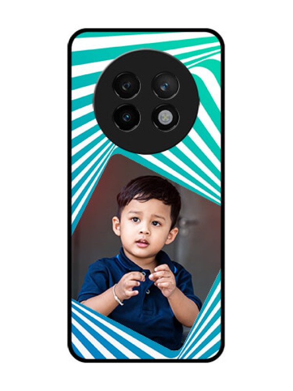 Custom Realme P1 Speed 5G Custom Metal Phone CaseAbstract Spiral Design