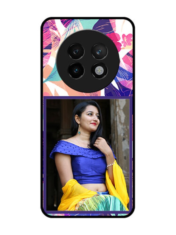 Custom Realme P1 Speed 5G Custom Metal Phone CaseAbstract Floral Design