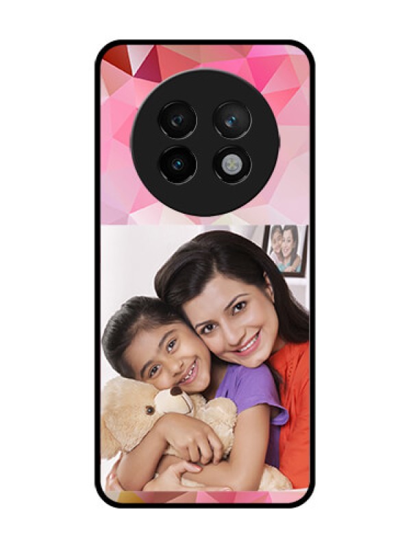 Custom Realme P1 Speed 5G Custom Metal Phone CaseAbstract Triangle Design