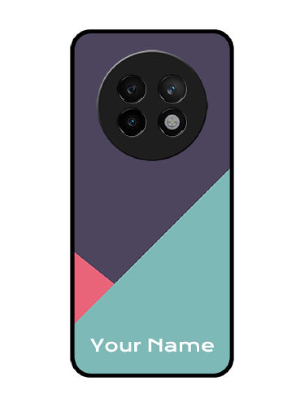 Custom Realme P1 Speed 5G Custom Metal Phone CaseTri Color Abstract Design