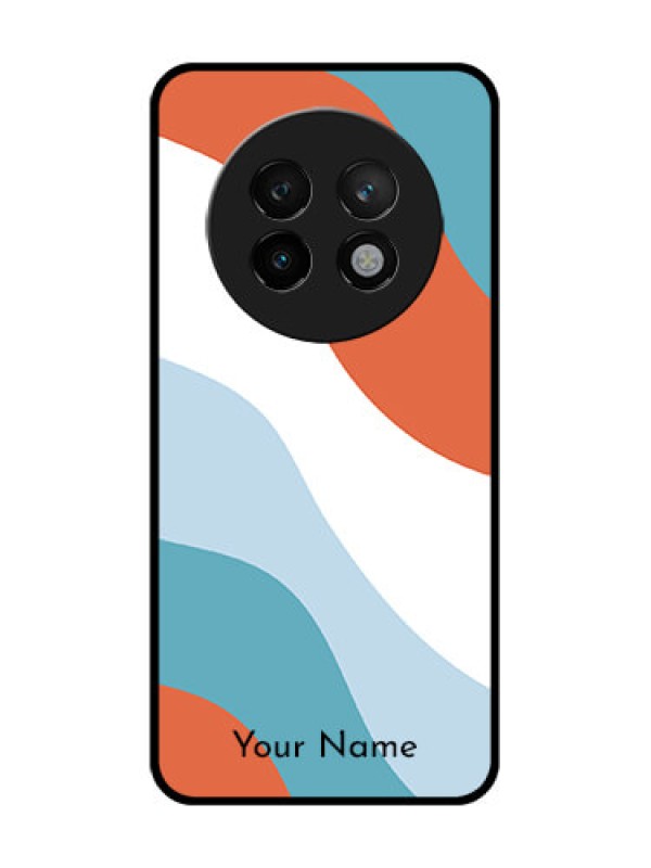 Custom Realme P1 Speed 5G Custom Metal Phone CaseColoured Waves Design