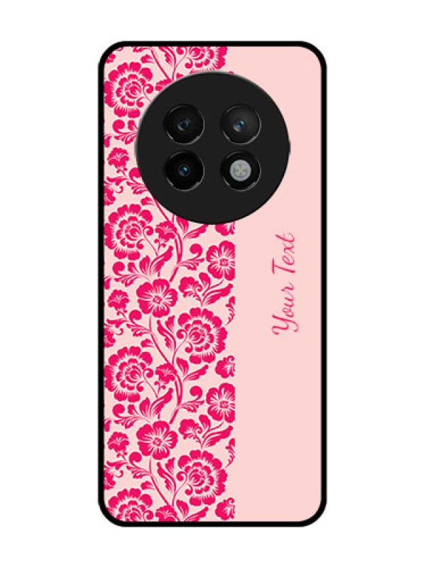 Custom Realme P1 Speed 5G Custom Metal Phone CaseAttractive Floral Pattern Design