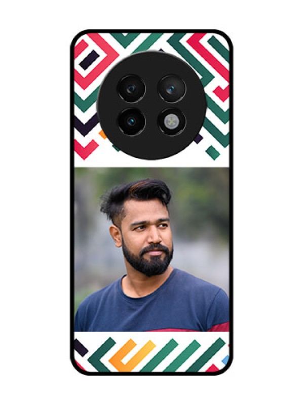 Custom Realme P1 Speed 5G Custom Metal Phone CaseColorful Maze Pattern Design