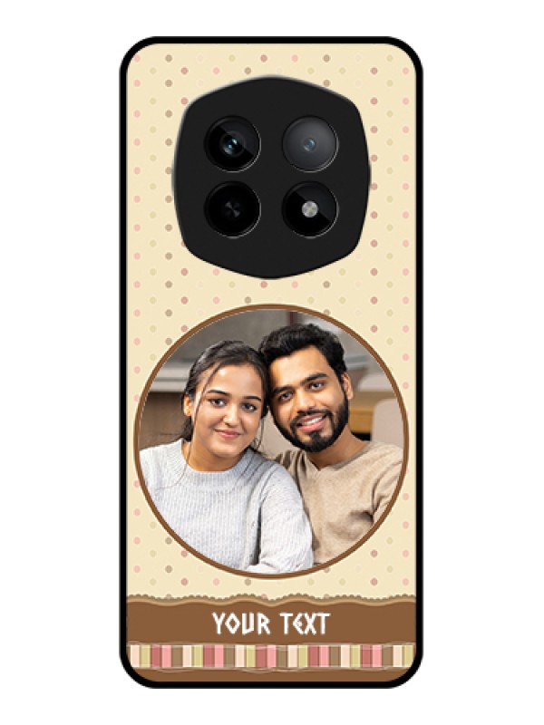 Custom Realme P2 Pro 5G Custom Metal Phone Case - Brown Dotted Mobile Case Design