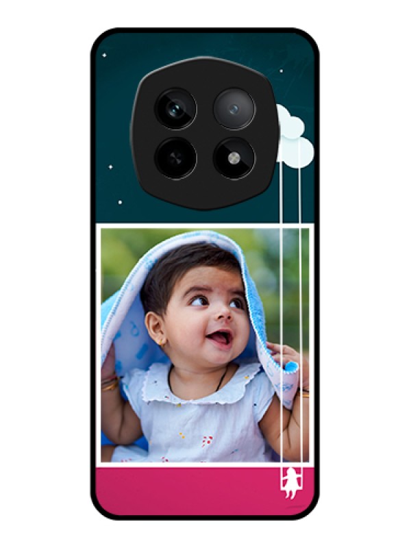 Custom Realme P2 Pro 5G Custom Metal Phone Case - Violet Love Dots Design