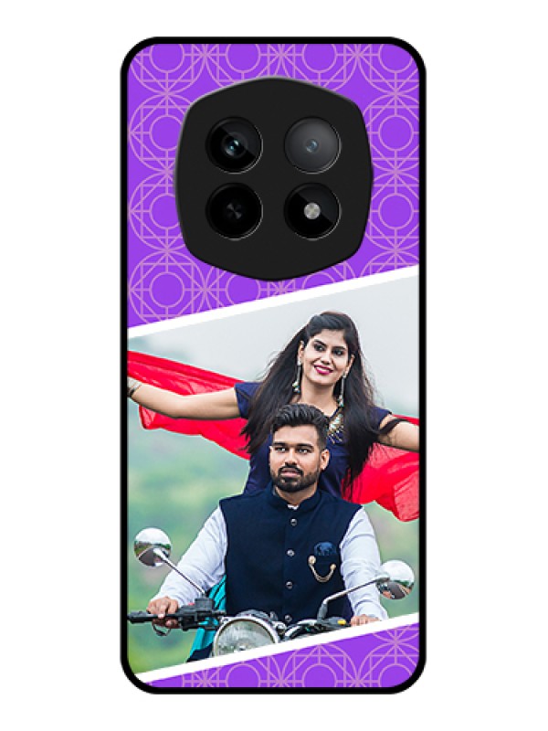 Custom Realme P2 Pro 5G Custom Metal Phone Case - Simple Blue Case Design