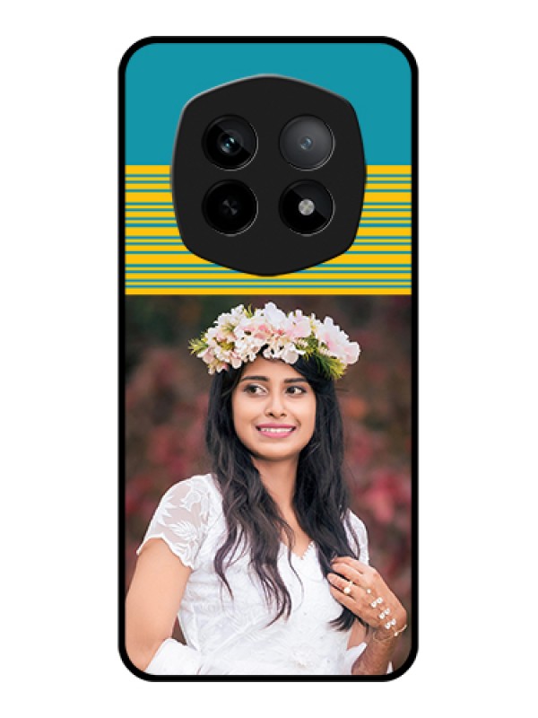 Custom Realme P2 Pro 5G Custom Metal Phone Case - Simple Green Color Design