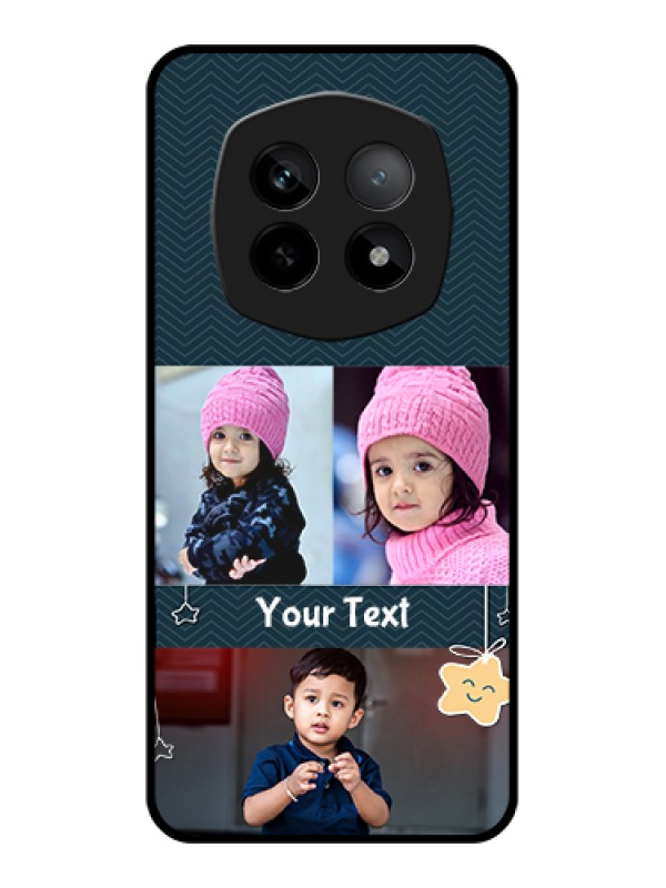 Custom Realme P2 Pro 5G Custom Metal Phone Case - Red Abstract Design