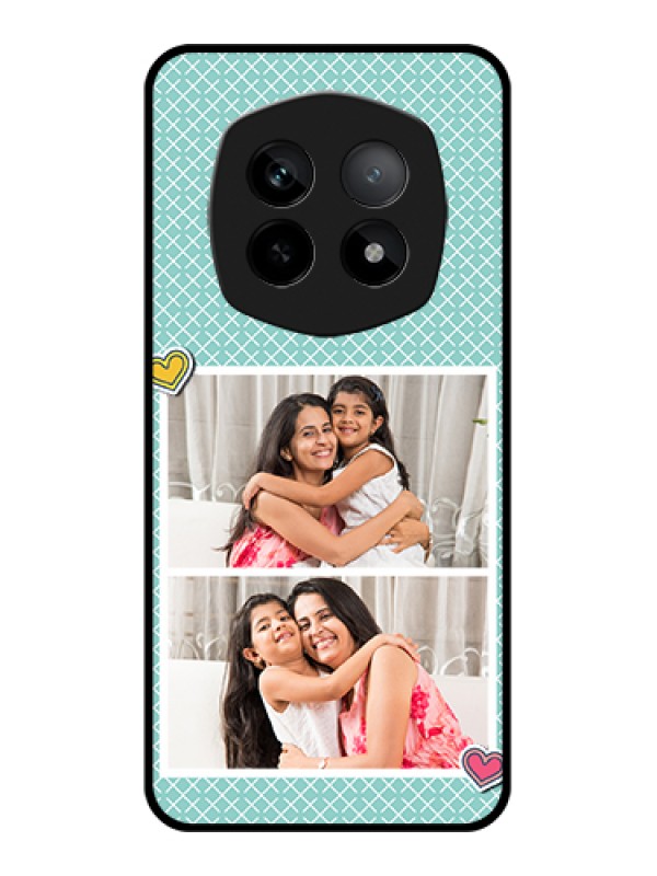 Custom Realme P2 Pro 5G Custom Metal Phone Case - Blue Pattern Design