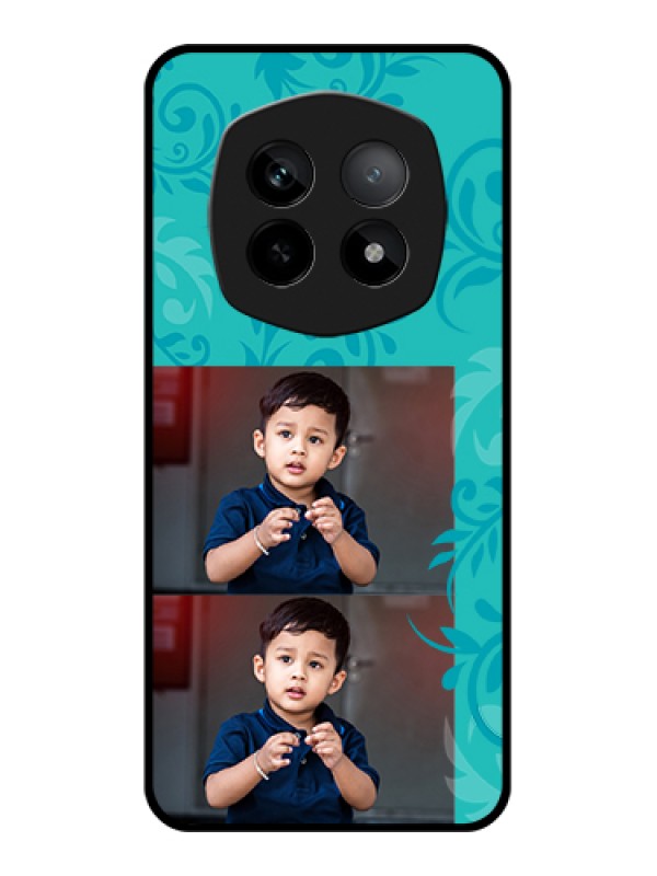 Custom Realme P2 Pro 5G Custom Metal Phone Case - Violet Pattern Design