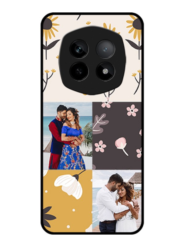 Custom Realme P2 Pro 5G Custom Metal Phone Case - Simple Blue Color Design