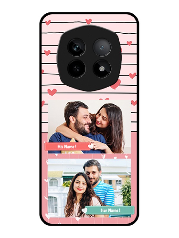 Custom Realme P2 Pro 5G Custom Metal Phone Case - Yellow Pattern Design