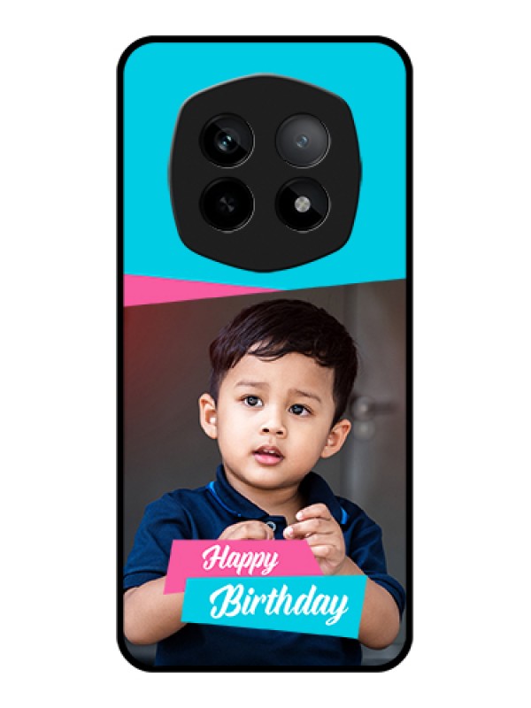 Custom Realme P2 Pro 5G Custom Metal Phone Case - Simple Royal Blue Design