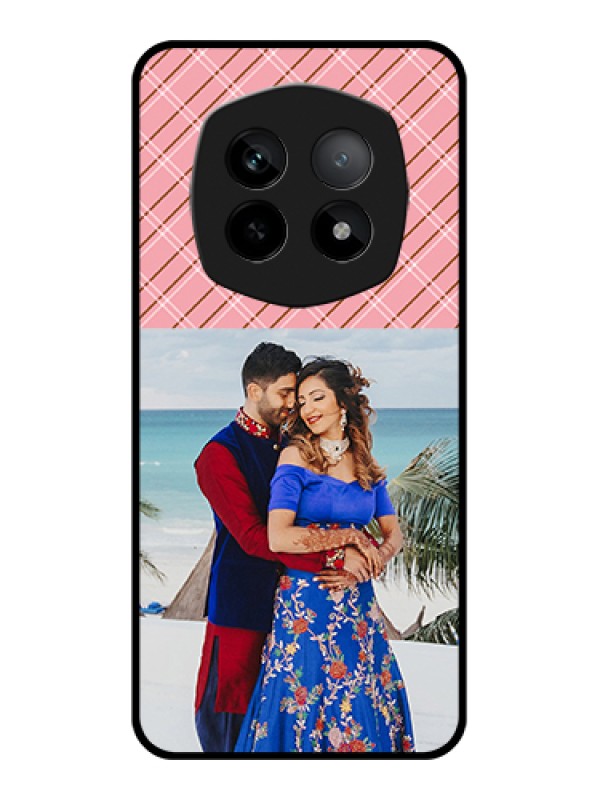 Custom Realme P2 Pro 5G Custom Metal Phone Case - With Photo And Green Floral Design