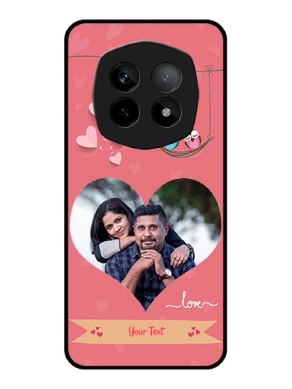 Custom Realme P2 Pro 5G Custom Metal Phone Case - Image Holder With Glitter Strip Design